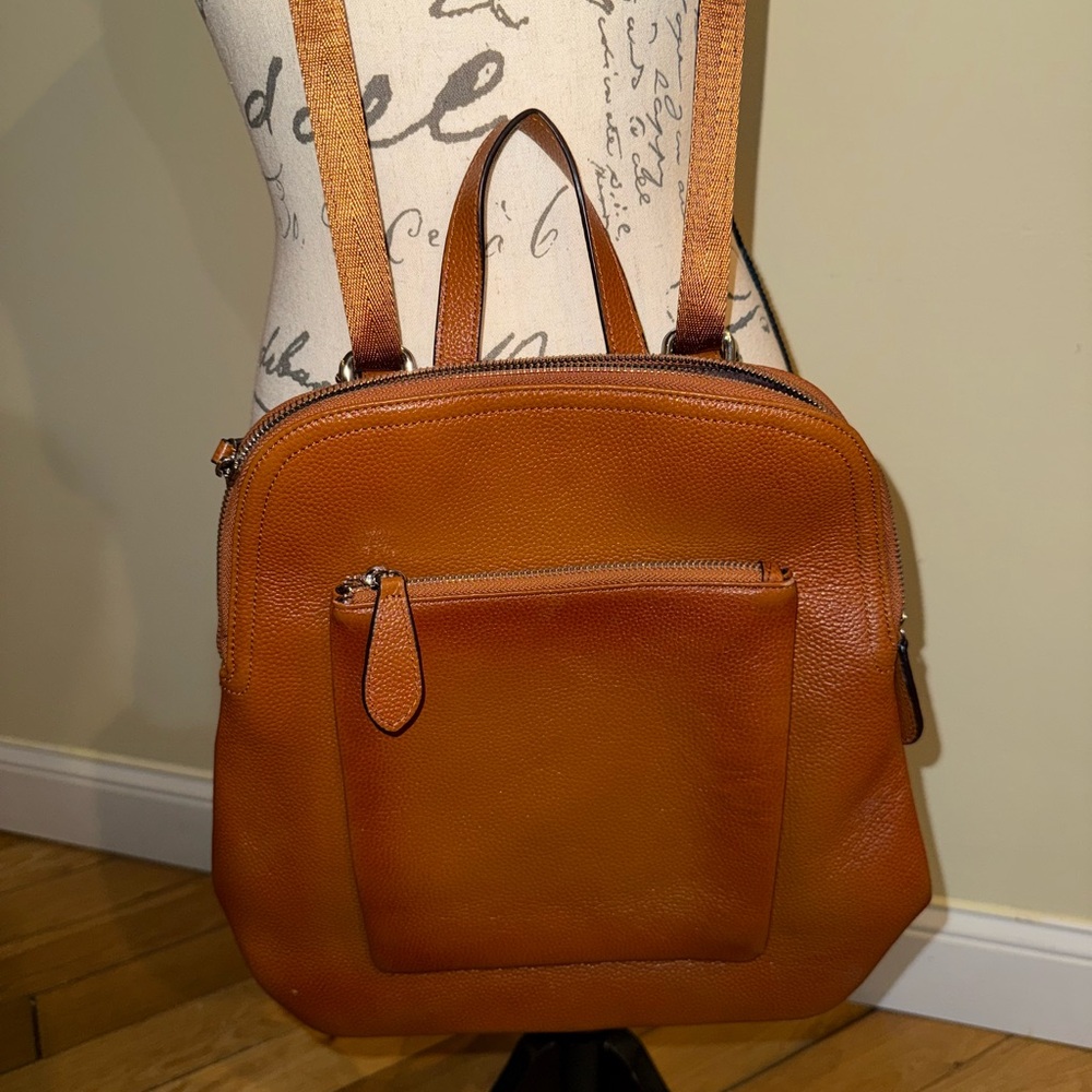 Heshe Tan Women's Backpack - Picture 2 of 8
